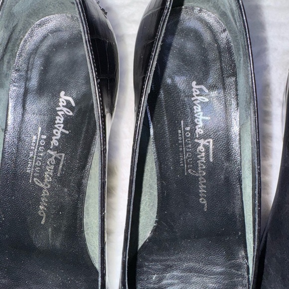 Salvatore Ferragamo Black Flats & Loafers - Picture 6 of 13